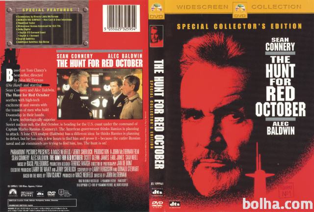 DVD, SLOVENSKI PODNAPISI, THE HUNT FOR RED OCTOBER