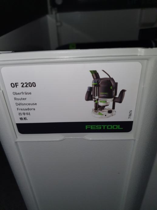 FESTOOL ročni rezkalnik OF 2200 EBPlus, 2200 W