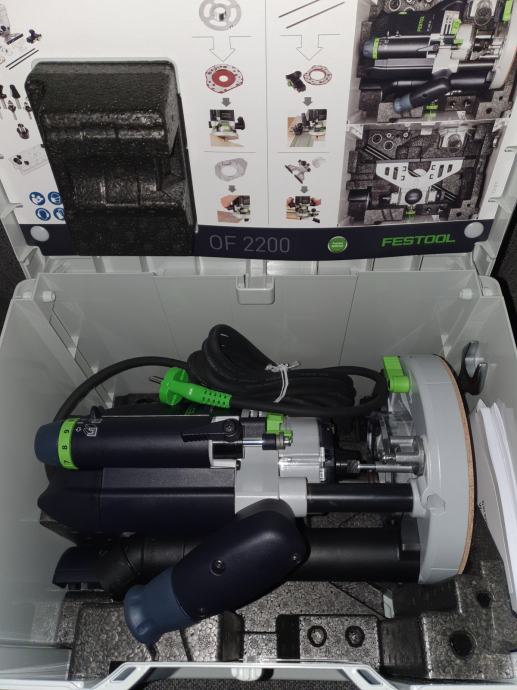 FESTOOL ročni rezkalnik OF 2200 EBPlus, 2200 W