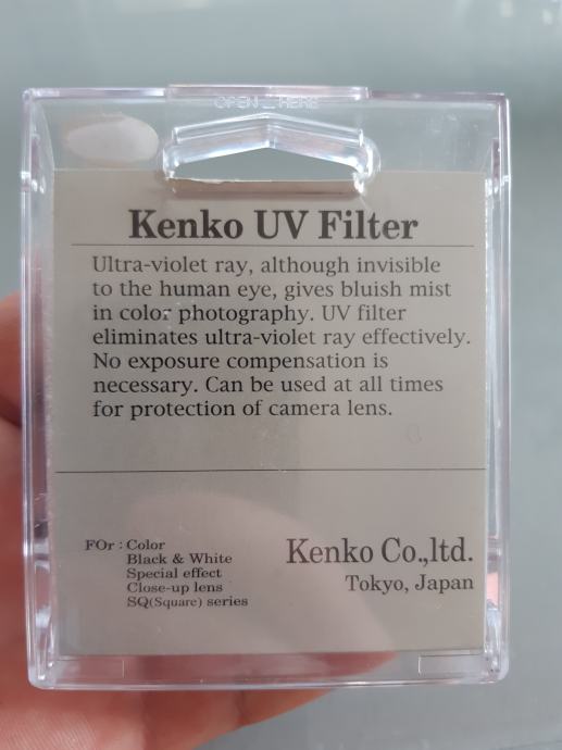 Kenko HQ UV-Filter 58 Mm – Objektivschutz Aus Japan, Für Besseren Kontrast Und Dunstreduzierung