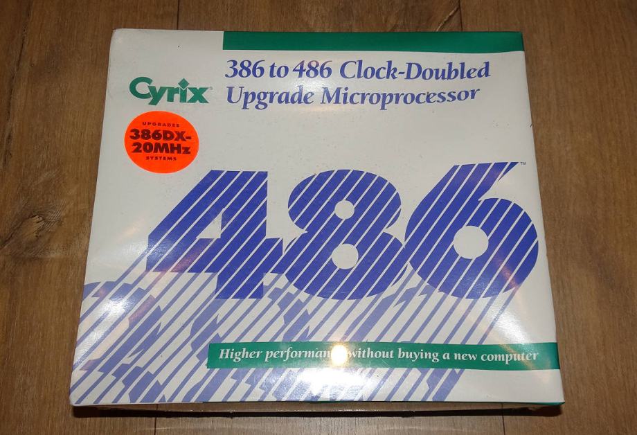 Cyrix 486DRx2 20/40 še originalno zapakiran