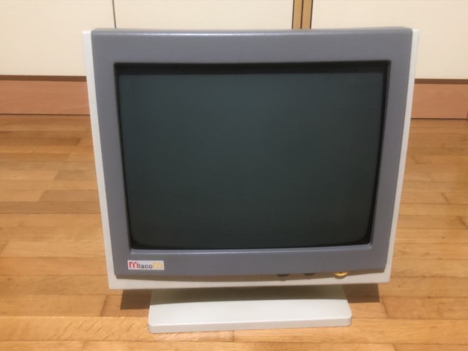 ČB VGA CRT monitor - kot nov