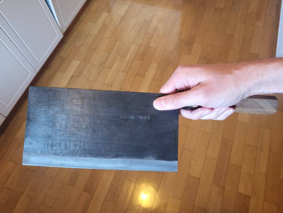 Japonski nož Nakiri/Chinese cleaver, 220mm, Aogami Super jeklo