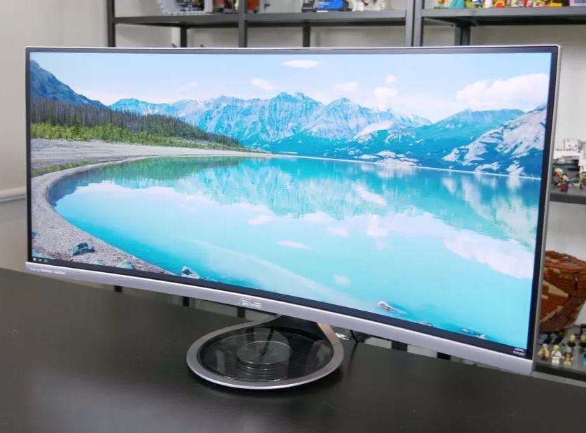 Curved monitor ASUS MX34VQ Harman Kardon