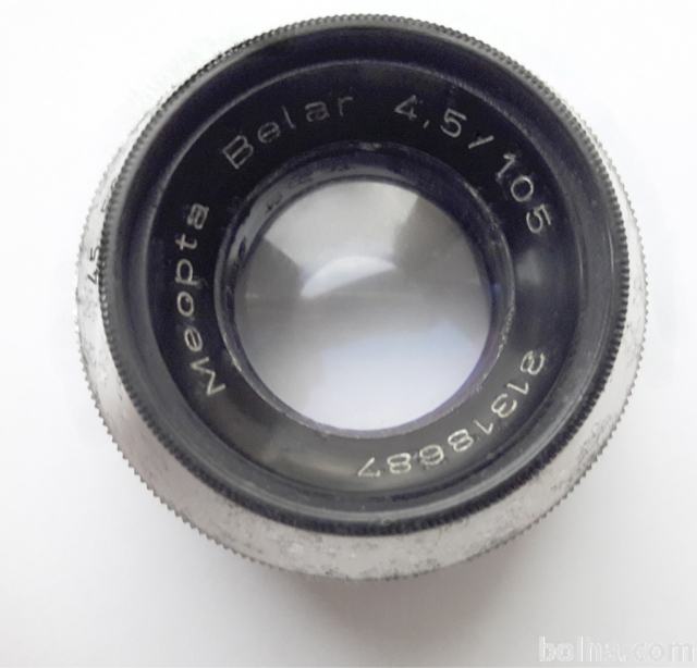 Objektiv 105 mm MEOPTA za fotografski povečevalnik