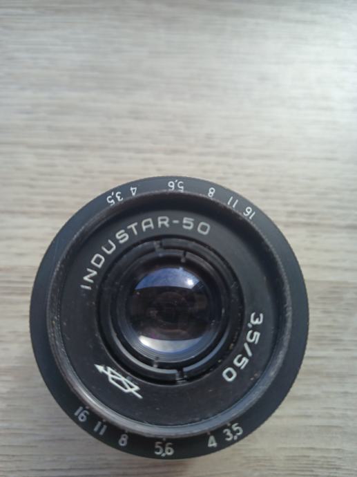 Industar 50-2, 3,5/50 mm, objectif russe soviétique, monture