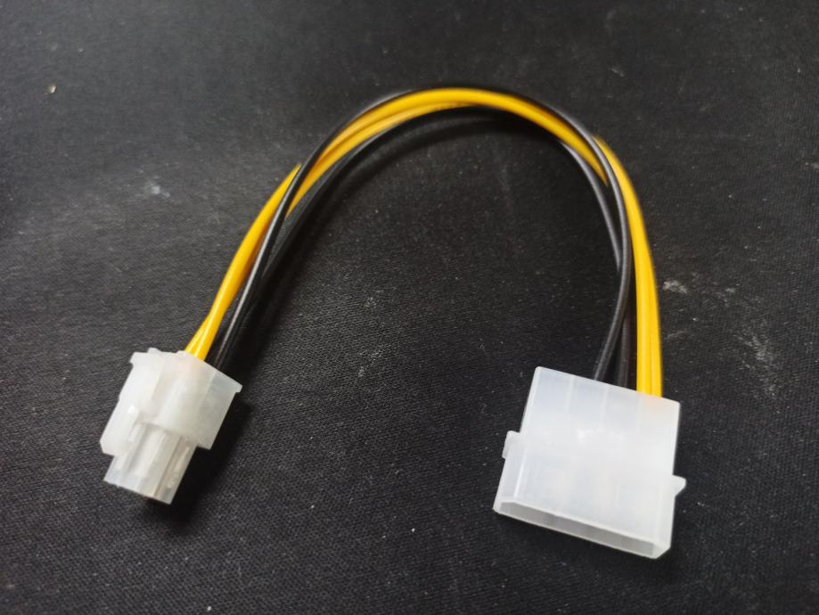 Adattatore Di Corrente Molex 4 Pin A 4 Pin ATX &ndash; Cavo #q392