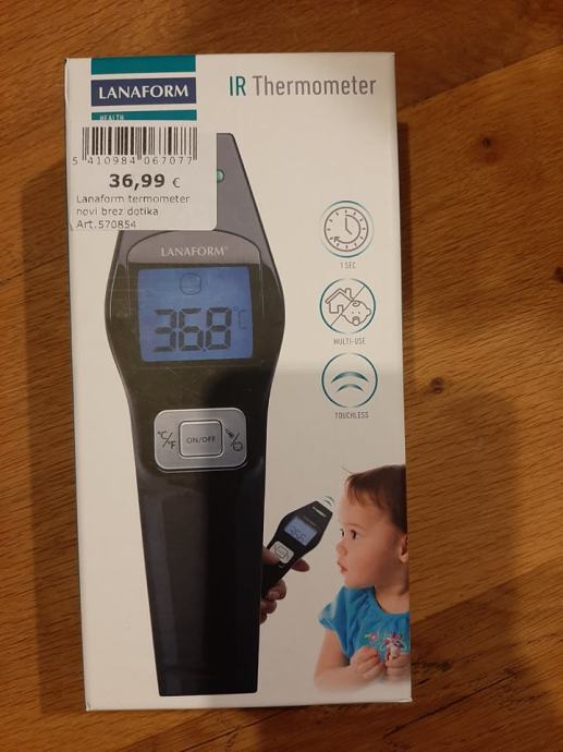 Brezstični IR termometer za merjenje telesne temperature