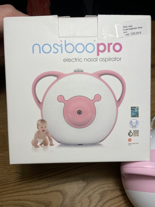 Nosni aspirator Nosiboo Pro 2 roza