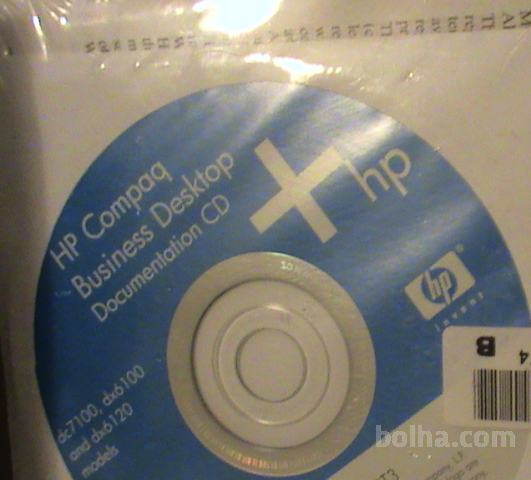 HP Compaq Business Desktop Documentation cd, naprodaj