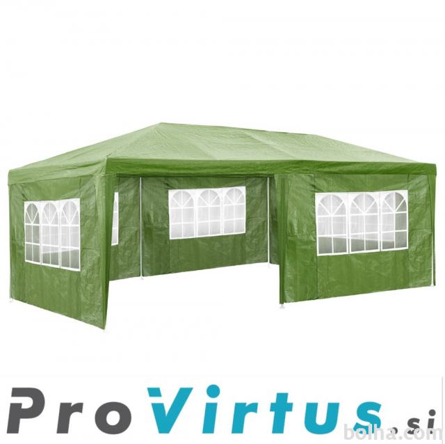 Vrtni šotor paviljon 6x3 zelena NOVO! / AKCIJA!
