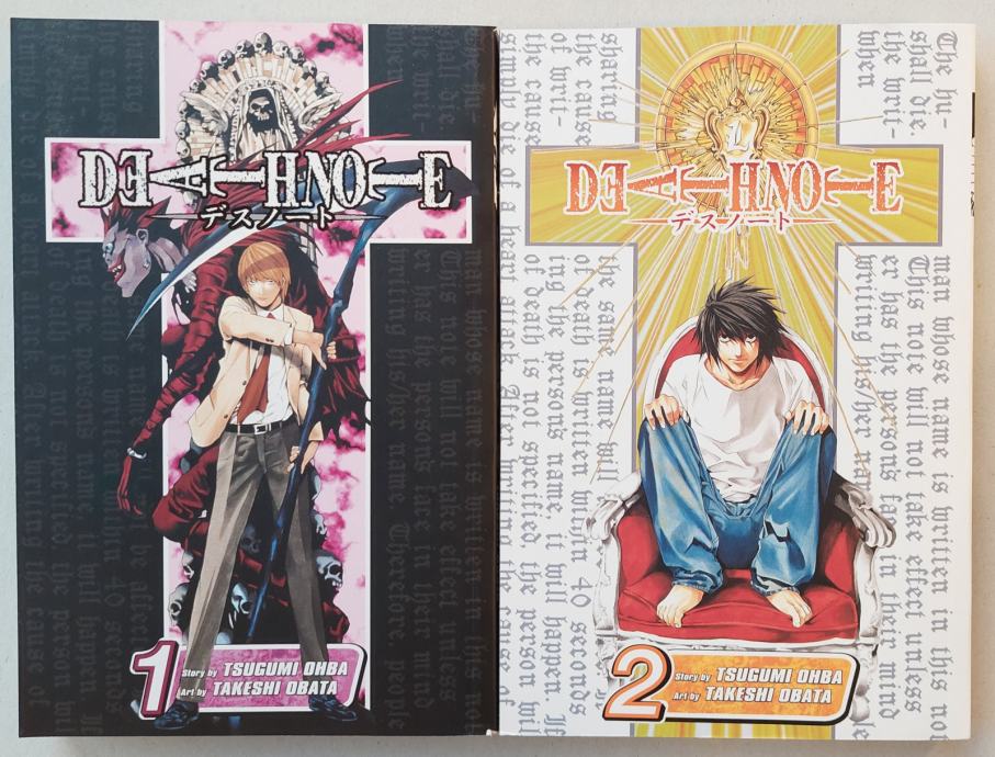 Manga Death Note vol. 1, 2