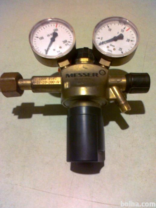 Manometer za CO2 ali argon, varilni aparat CO2 ali argon