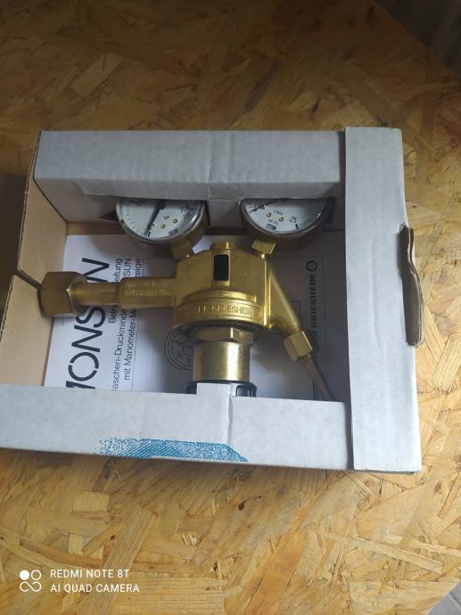 MANOMETER MESSER ZA co2 in ARGON