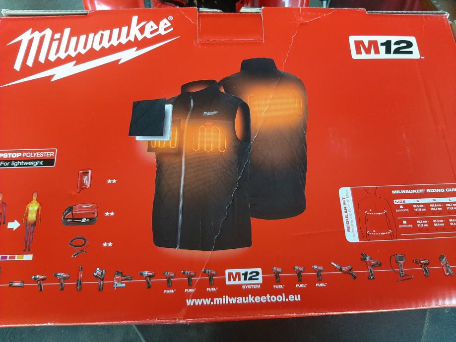 Milwaukee M12 brezrokavnik XL
