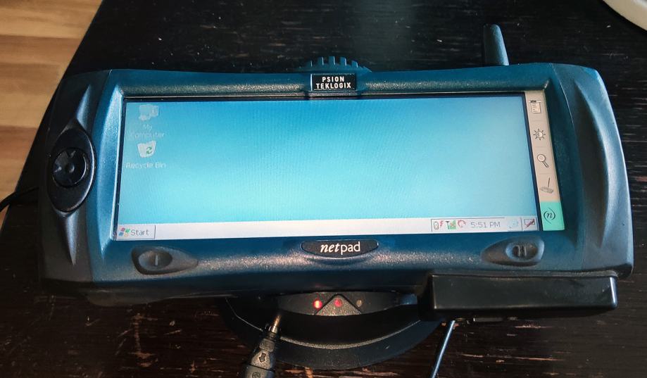 Retro naprava PSION TEKLOGIX NetPad 5510 PDA tablični računalnik