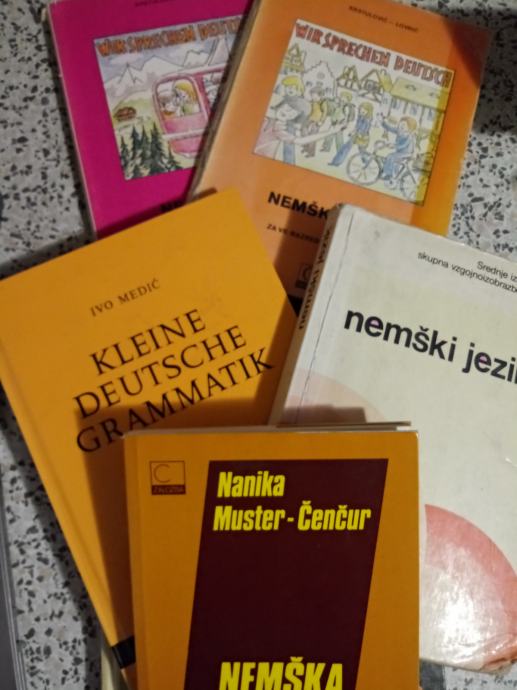 Komplet učbenikov za nemščino - 5 knjig