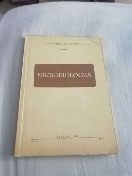 MIKROBIOLOGIJA BEOGRAD 1969 V SRBSKEM JEZIKU