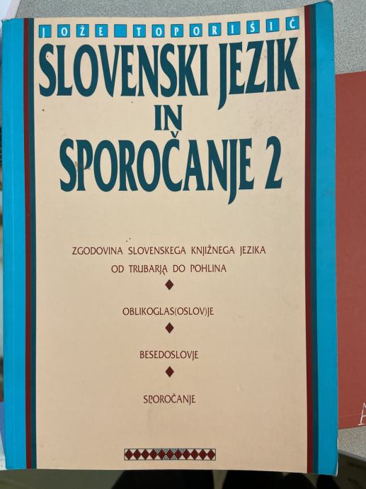 Slovenski jezik in sporočanje 2 - Jože Toporišič