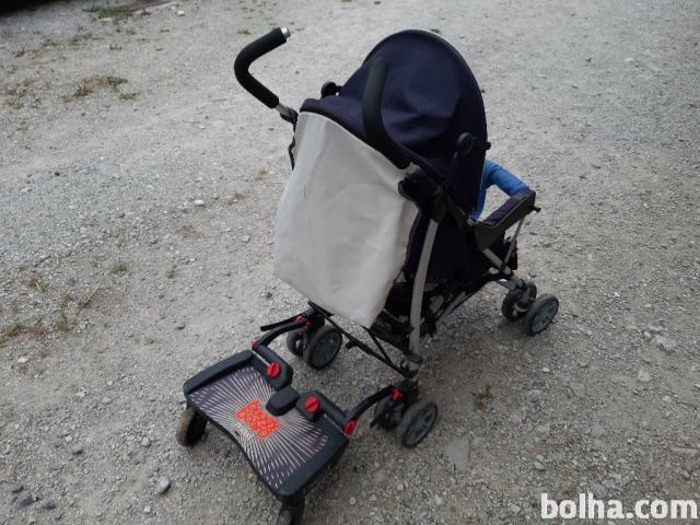 Otroški voziček marela skupaj z buggy boardom