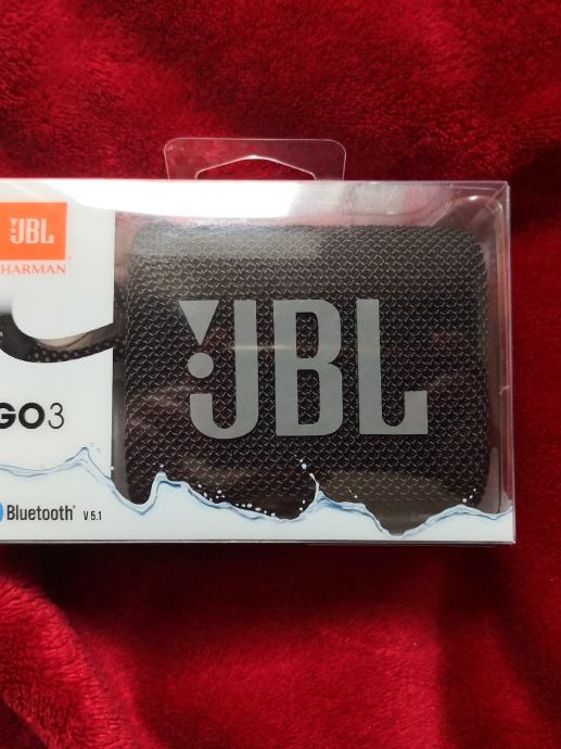 JBL GO3 zvočnik nerabljen zapakiran