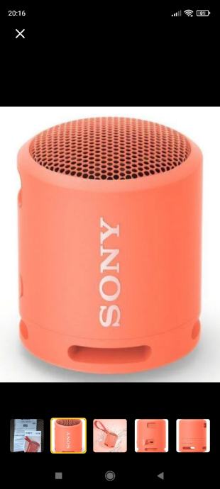 Sony bluetooth zvočnik SRS-XB13