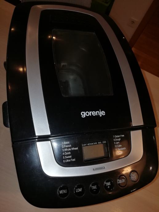 bread maker gorenje