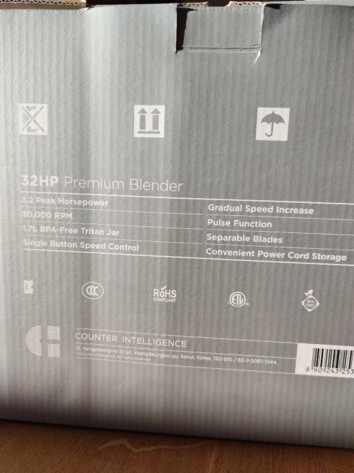 Counter Intelligence Premium Blender 32hp