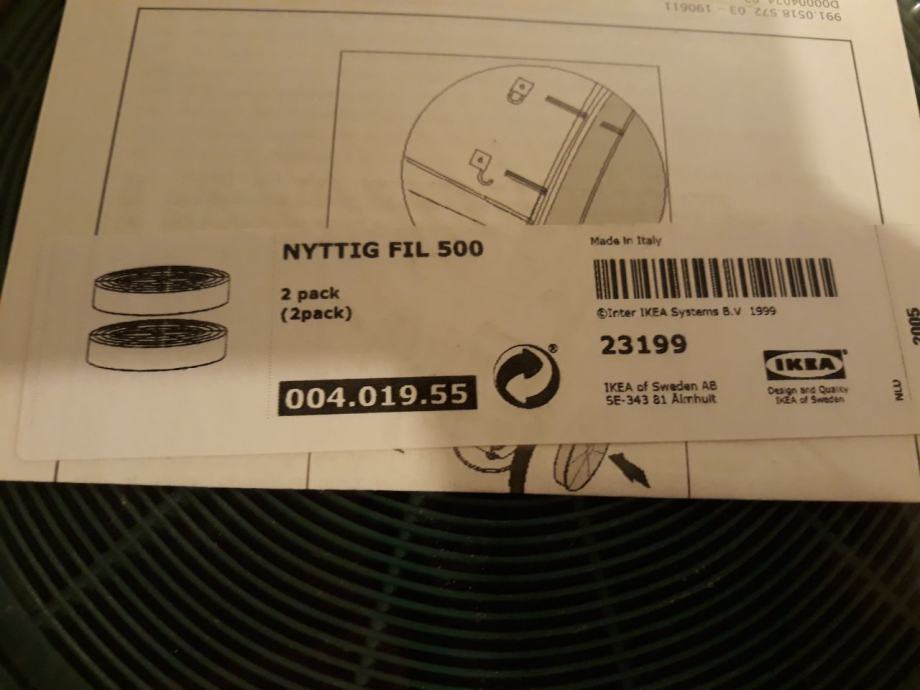 Filter za napo IKEA NYTTIG FIL 500 original zapakiran