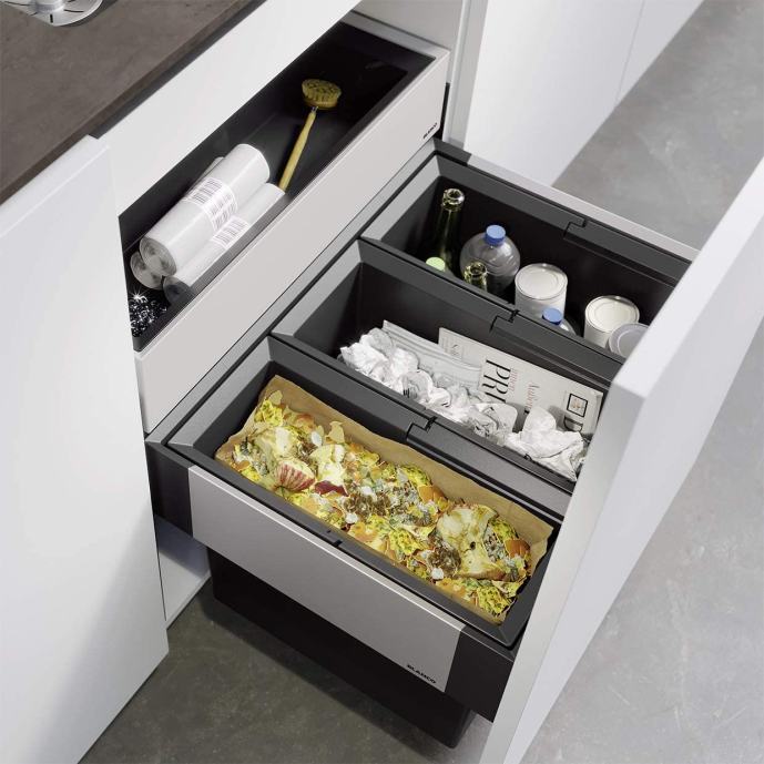 Thùng rác âm tủ Blanco Select II 60/4 Orga 4 ngăn | Blanco Việt Nam