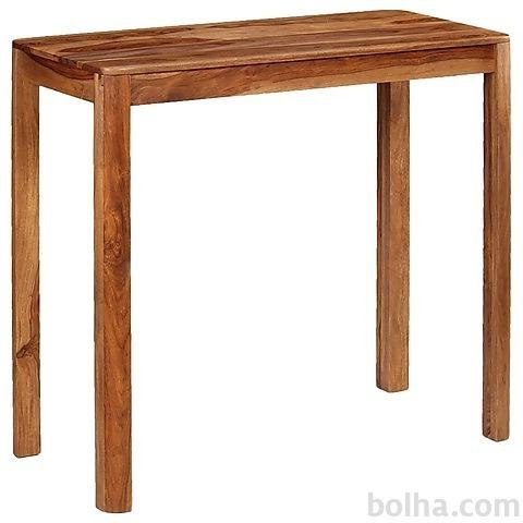 vidaXL Barska miza iz trdnega palisandra 115x55x107 cm