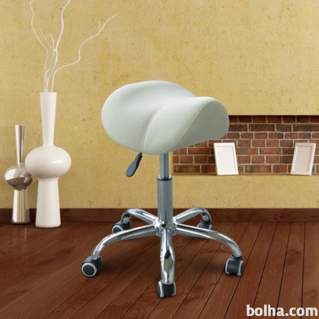 Kozmetični delovni stol JAHAČ,Sedalni stolček oblazinjen