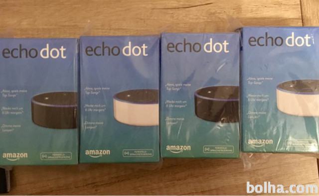 Amazon Alexa echo dot 2 - novo nerabljeno z EU adapterjem
