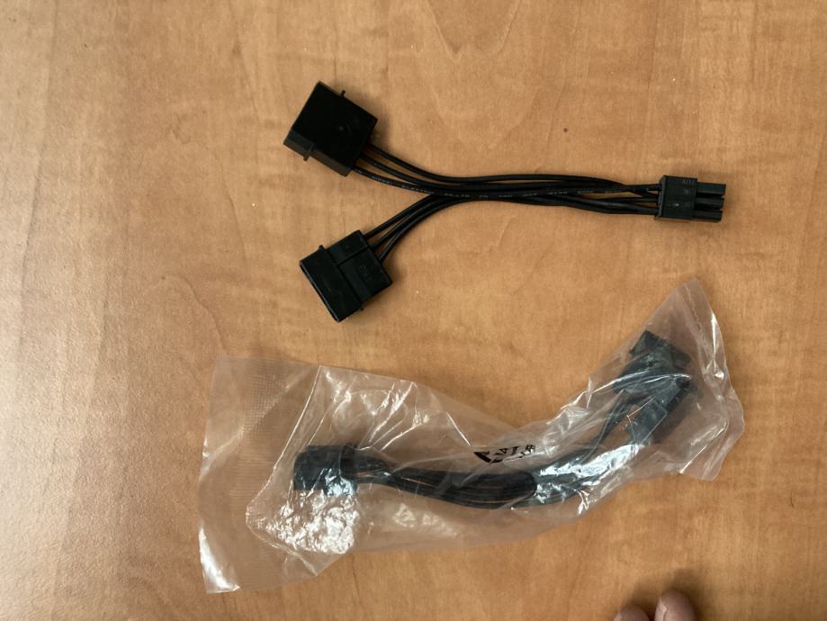 4 Pin Molex To 6 Pin Pcie Adapter Dual 4 Pin Molex to 6 Pin PCI Express Power Cable Adapter