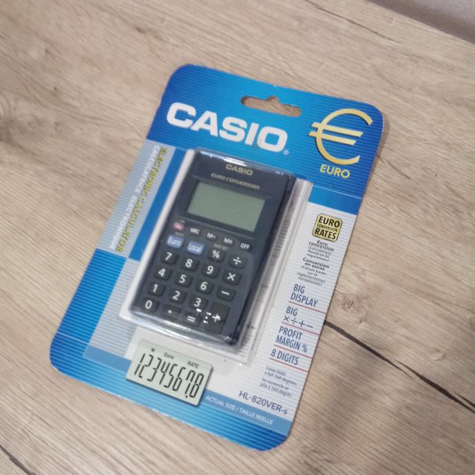Kalkulator CASIO Duo EURO - ( EURO Pretvornik ) - Računalnik ročni