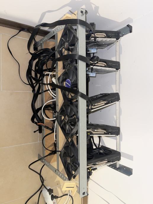 Mining rig 5x RX 580 4gb SAPPHIRE