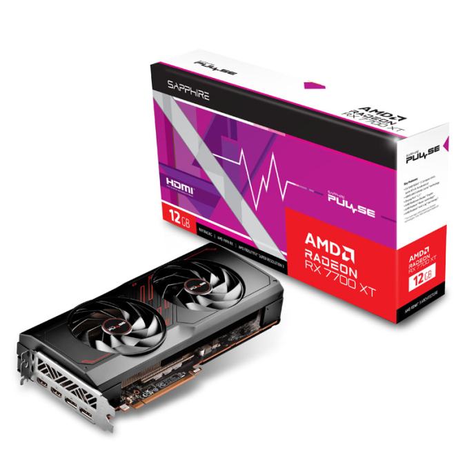 SAPPHIRE AMD Radeon RX 7700 XT PULSE 12GB GDDR6 | Gaming grafična kart