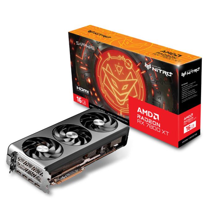 SAPPHIRE AMD Radeon RX 7800 XT NITRO+ | 16GB | GDDR6 | RGB | PCI-e 4.0
