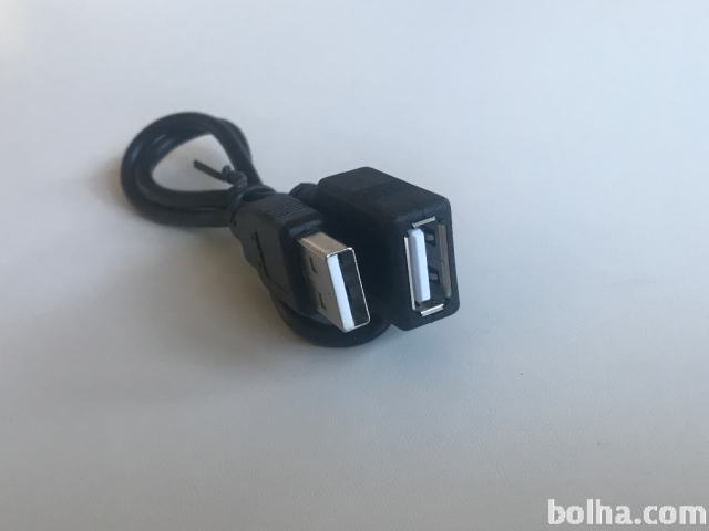 USB 2.0 kabel moški ženski 42cm