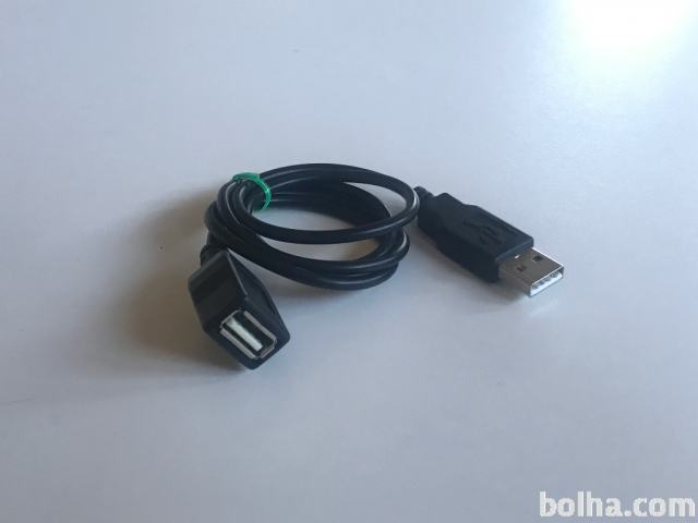 USB 2.0 kabel moški ženski 72cm