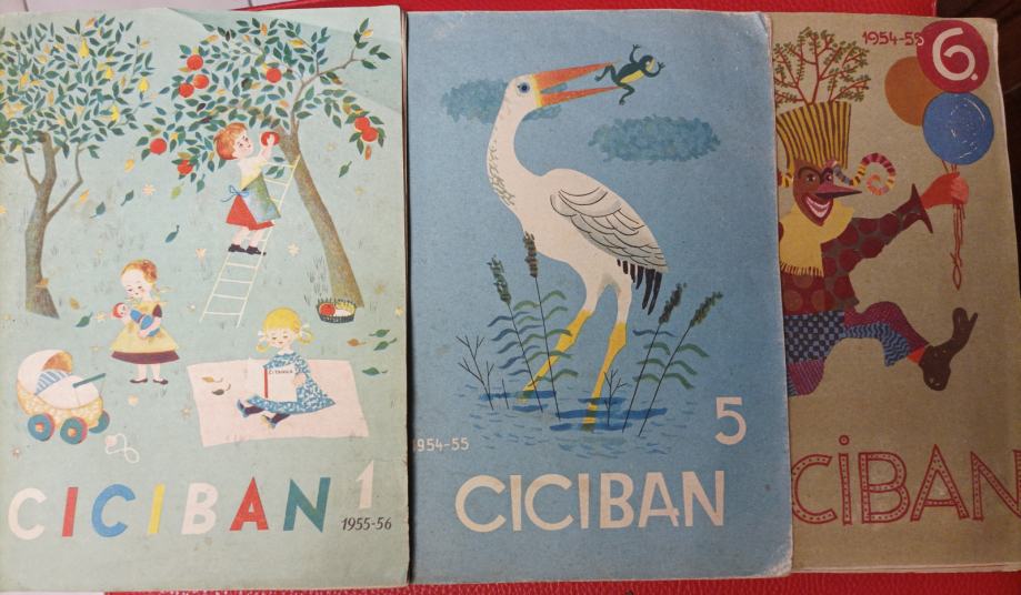 CICIBAN - 3 x, 1954/55, 1955/56