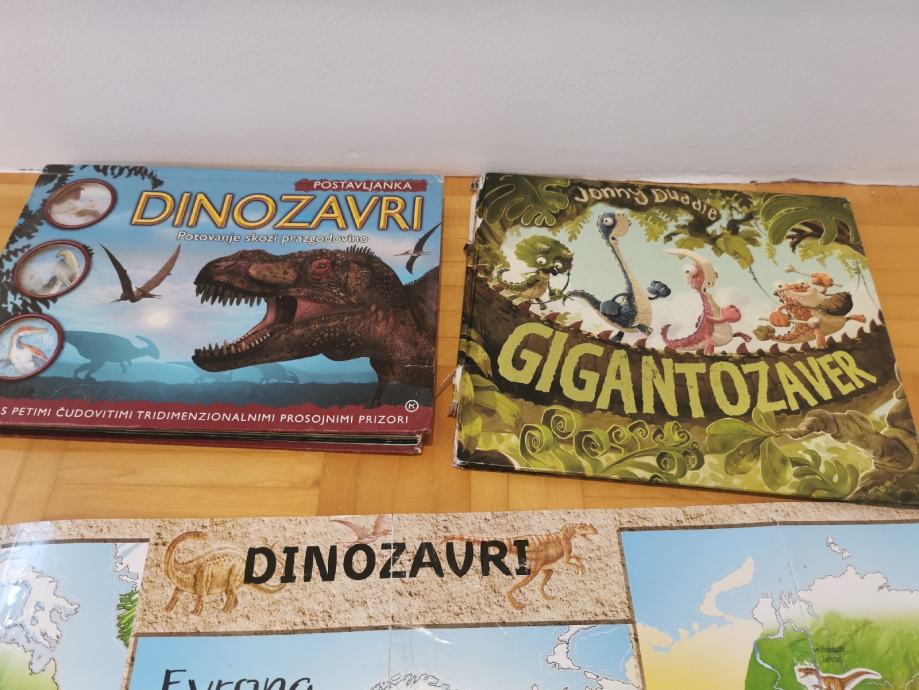 Dinozavri knjige 3 kos