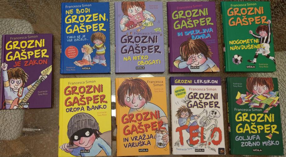 Grozni Gašper - komplet 9 knjig