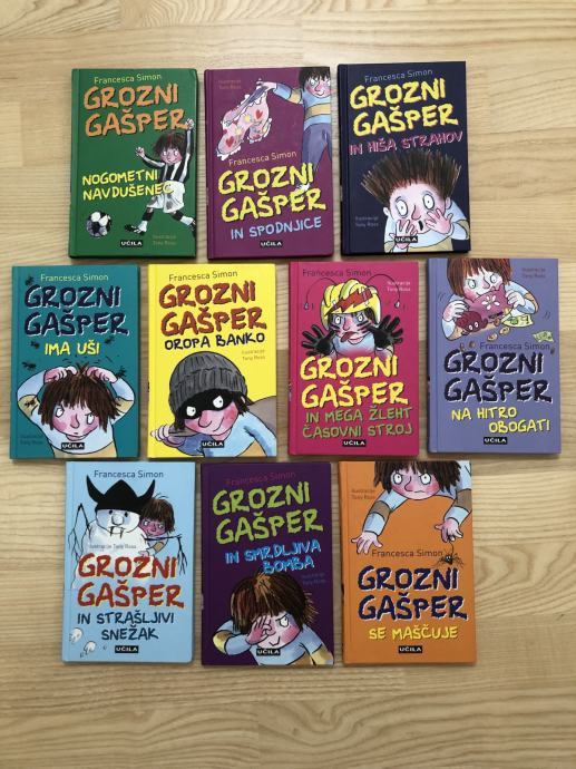 Grozni Gašper, zbirka 10 knjig