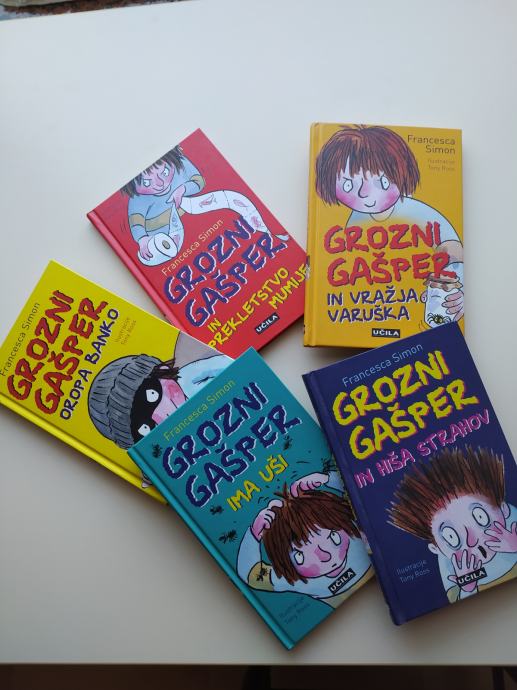 Komplet 5 knjig Grozni Gašper