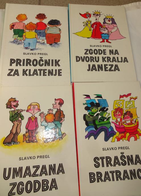 Slavko Pregl - 4 knjige za otroke in mladino