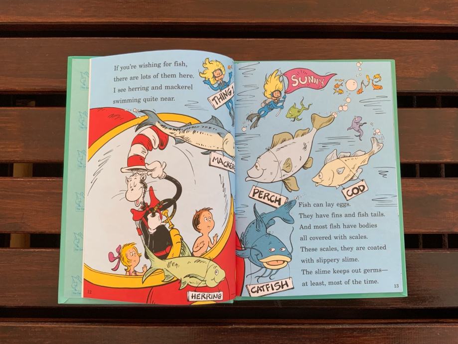 Jual Wish For A Fish : All About Sea Creatures by Bonnie Worth ( The Cat in the Hat's Learning