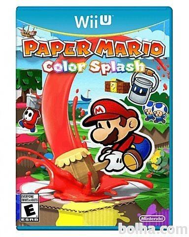 Paper Mario Color Splash (Wii U) - Rabljeno