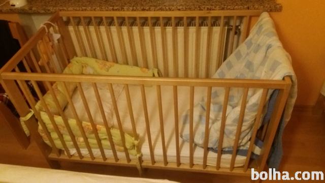 Otroška postelja 120x60 cm - 2 kosa