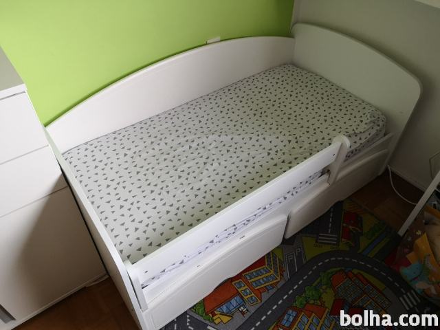 Otroška postelja Bianco 140x70